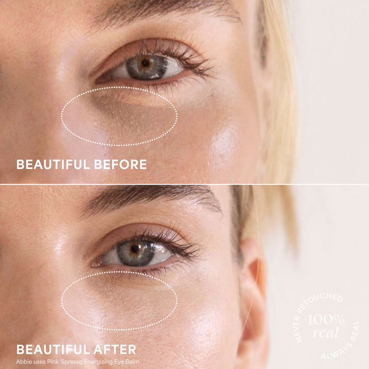 Rose Glow & Get It Cooling & Brightening Bálsamo para ojos reduce apariencia de líneas de expresión