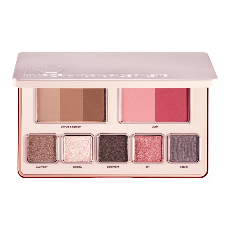 HY-PER Natural Face Palette Paleta para ojos y mejillas con sombras y rubores cremosos sombras, rubores y bronceadores/contornos.