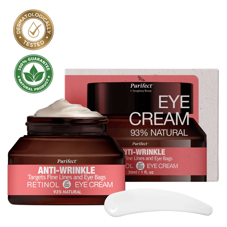 Eye Cream Anti-Wrinkle Retinol Crema de ojos anti arrugas reduce arrugas y bolsas