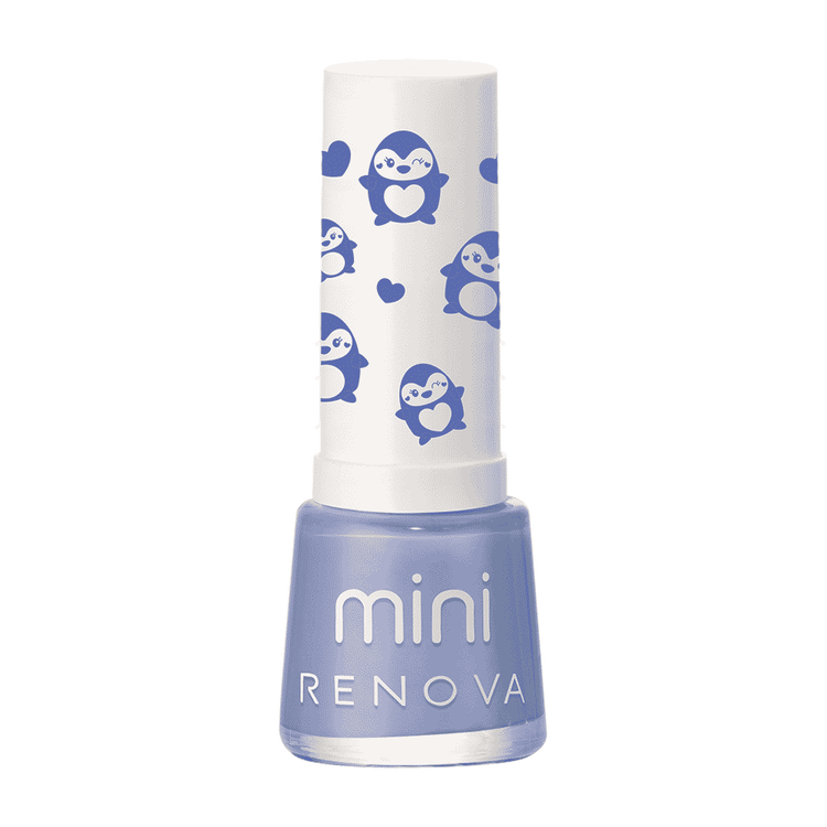Esmalte Renova Mini - para uñas, con pincel de punta plana y redondeada