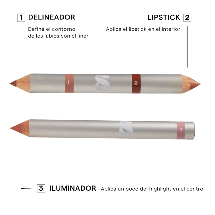 Lip Combo - Set de labios, 5 en 1