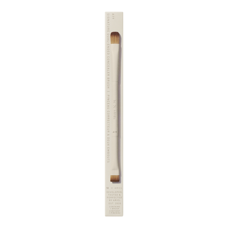 Morphe x Ariel - Brocha para corrector de doble extremo, creado por el maquillador de celebridades Ariel