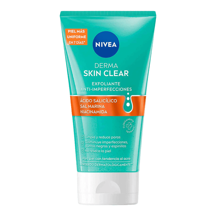 Derma Skin Gel Limpiador Facial Exfoliante exfoliante limpiador antiimperfecciones