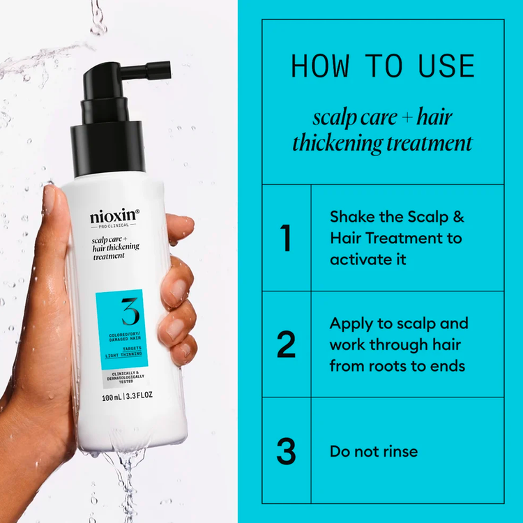 Sistema 3 - Tratamiento, para cabello teñido con adelgazamiento capilar