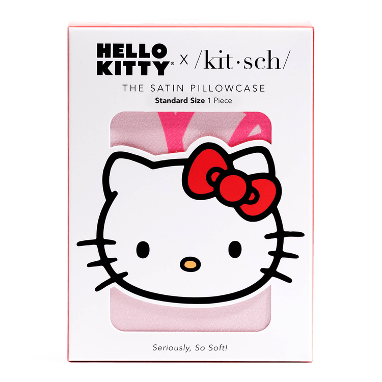 Hello Kitty x Kitsch Standard Pillowcase Funda para almohada ideal para rutina nocturna