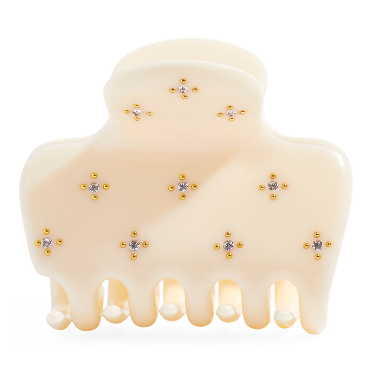 Rhinestone Medium Puffy Pinza tipo garra ideal para peinados