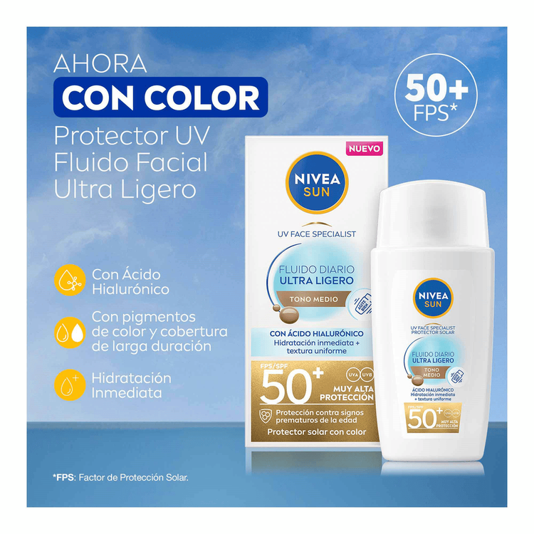 Invisible Protector Solar Facial textura ligera y confortable