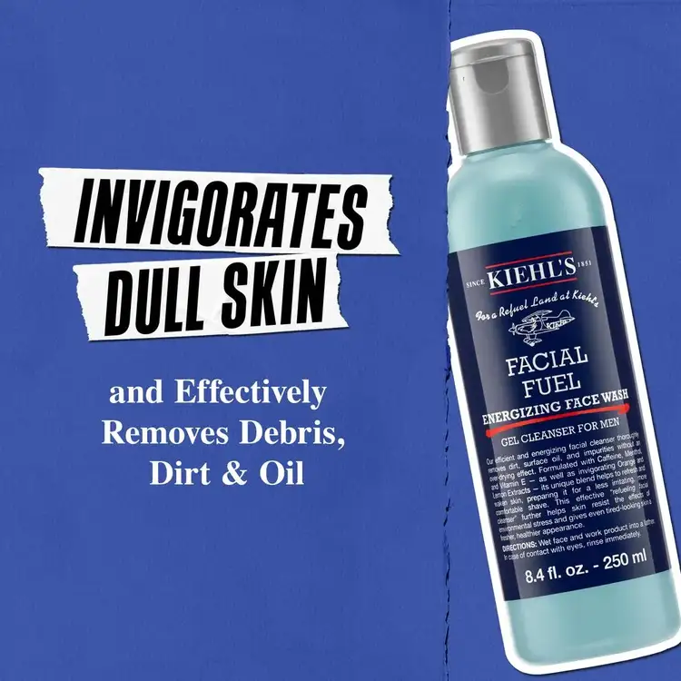 Facial Fuel Limpiador limpiador en gel energizante que no reseca