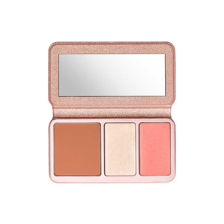Face Palette - Paleta de iluminador, rubor y bronceador, todo en uno