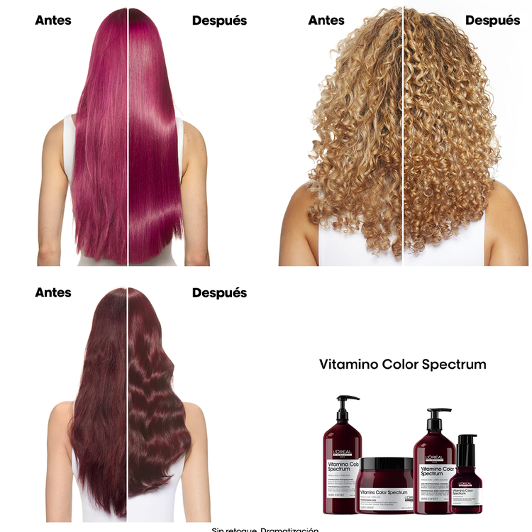 Vitamino Color Spectrum - Shampoo, brillo y protección duradera