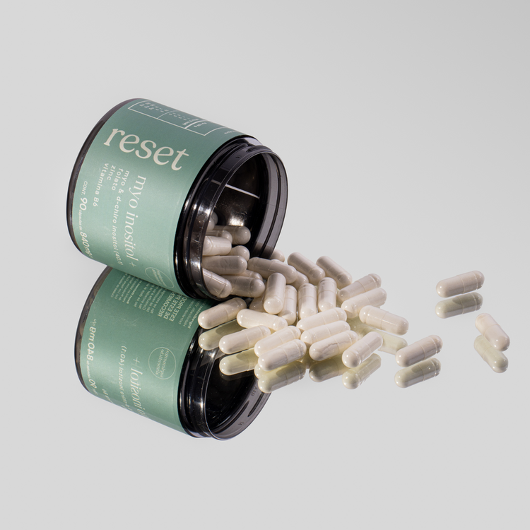 Myo inositol + Suplemento alimenticio promueve el balance hormonal, resistencia a la insulina y fertilidad