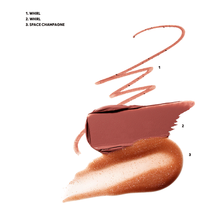 Trending Tomorrow Lip Trio - Set de labios con lápiz labial M·A·C ximal Silky Matte, lápiz labial y Lipglass Air