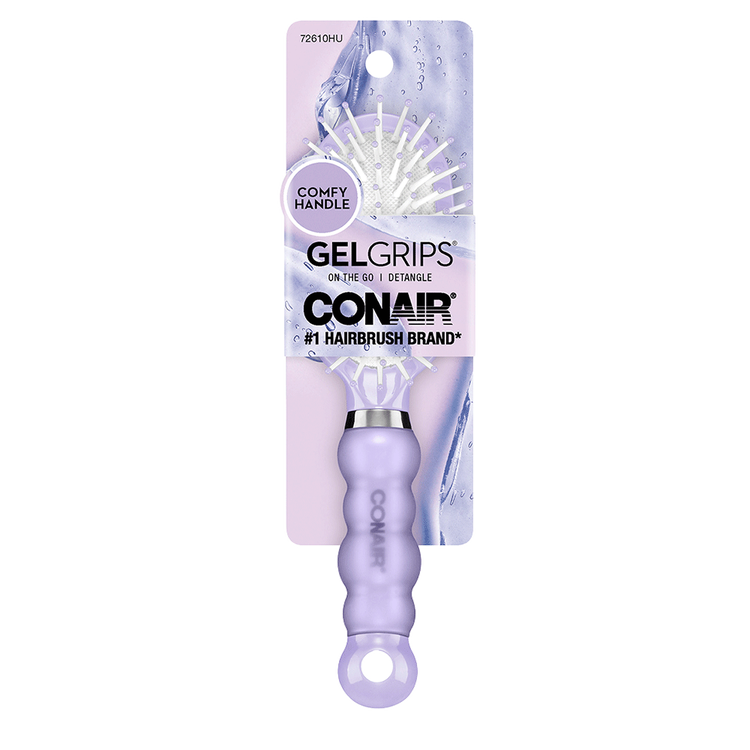 Conair - Cepillo ovalado compacto para cualquier tipo de cabello