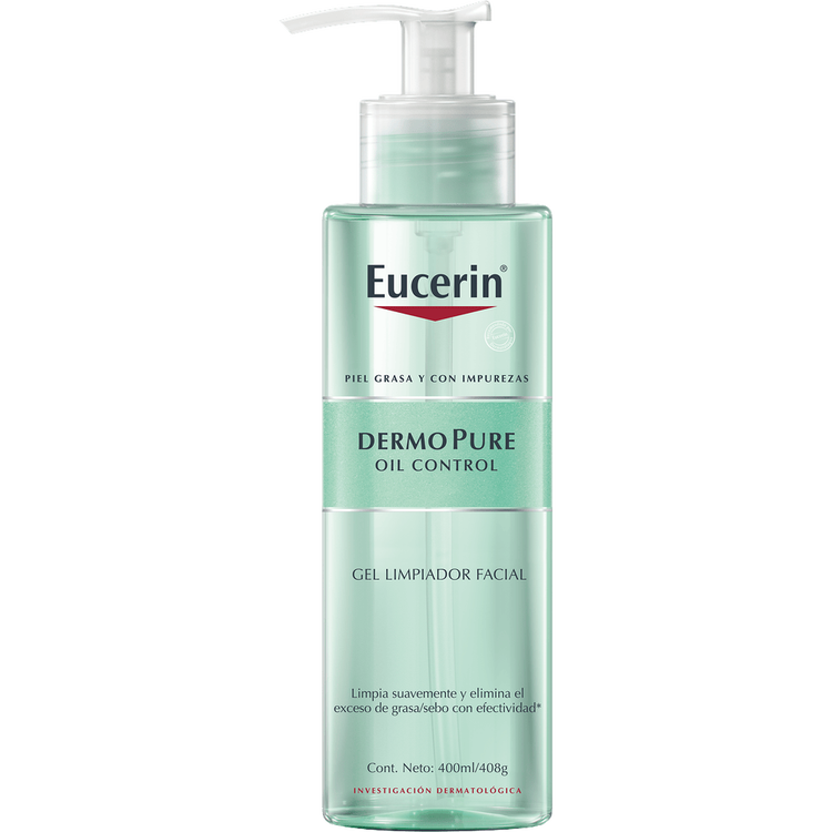 Dermo-Pure Gel limpiador remueve el exceso de sebo