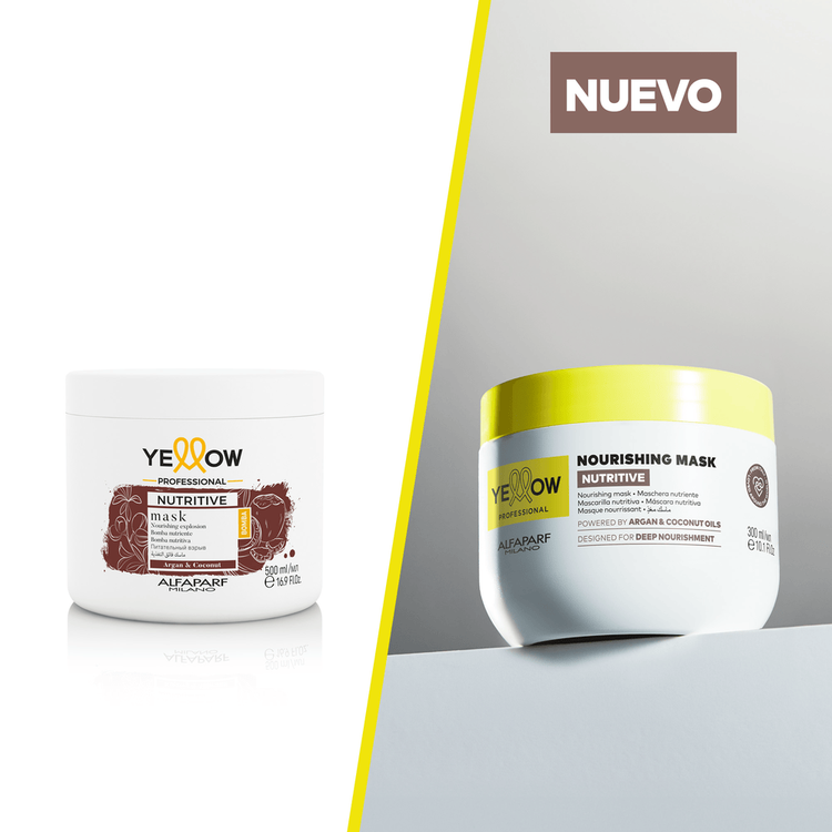 Yellow Hair Care Mascarilla capilar nutrición intensa, suavidad y brillo