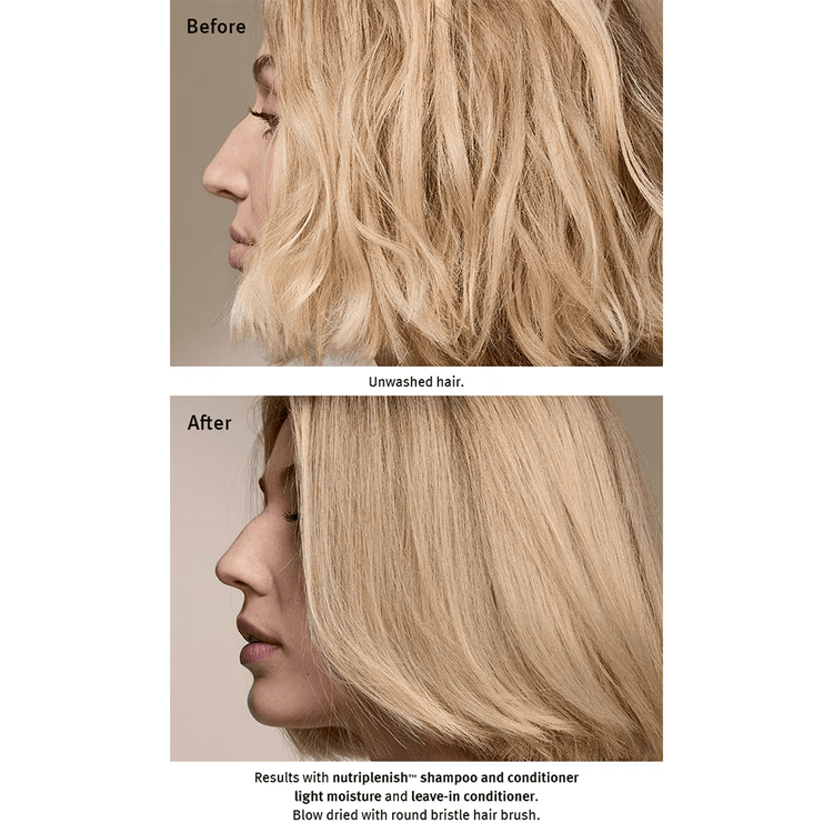 Nutriplenish Shampoo hidrata y nutre el cabello seco