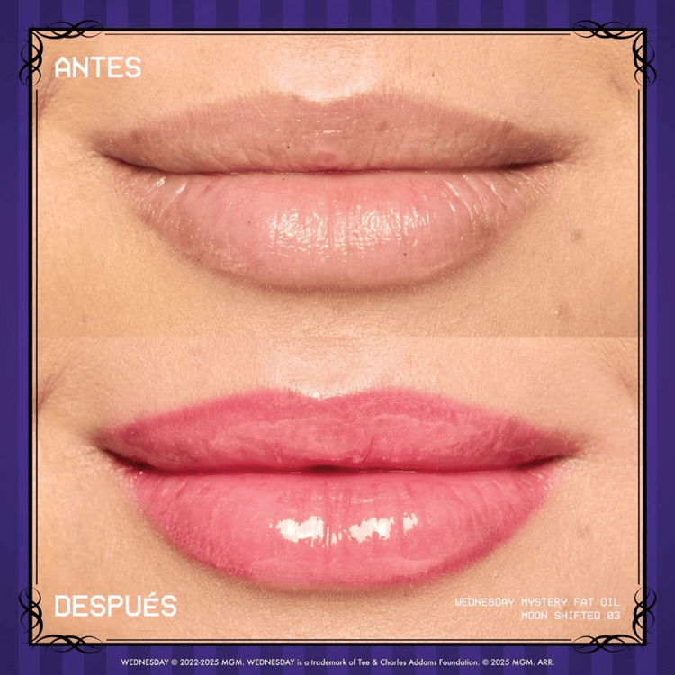 Wednesday Mystery Fat Oil Brillo labial, formula vegana