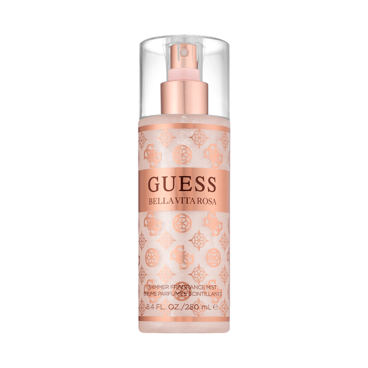 Bella Vita Rosa Shimmer Body Mist exalta el lado lúdico y desenfadado de la mujer guess