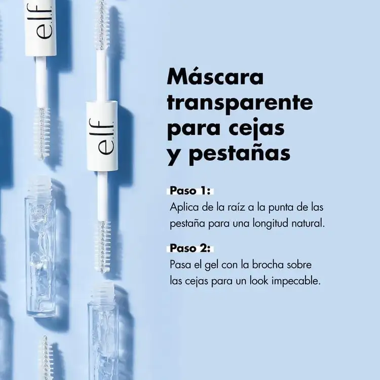 e.l.f. Clear Brow & Lash Mascara Set of 2 Paquete de 2 gel transparente acondicionador para cejas y pestañas