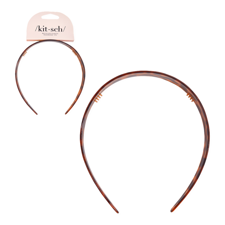 Recycled Plastic Wide Headband Banda para cabello ideal para peinados