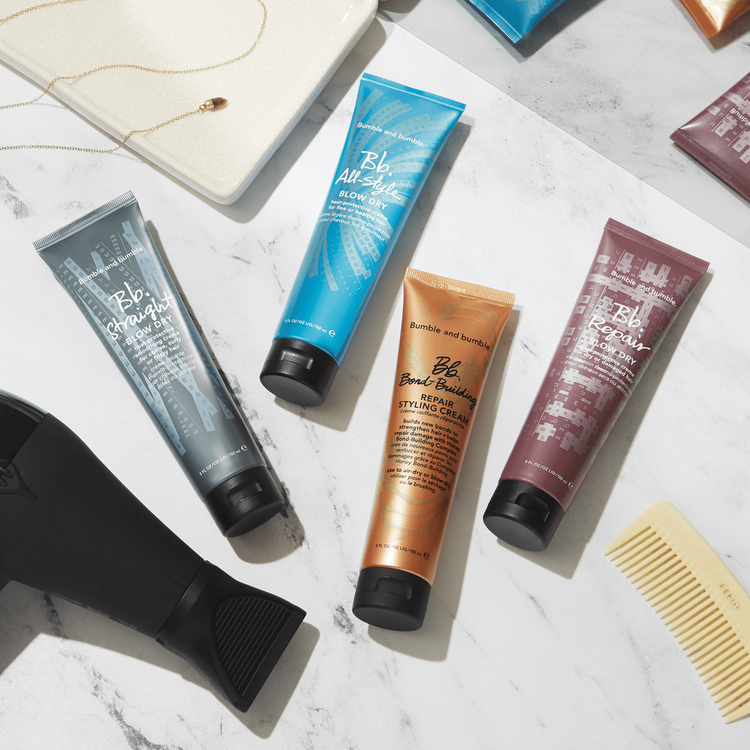 Straight Blow Dry - Crema alisadora, estiliza y protege contra el calor