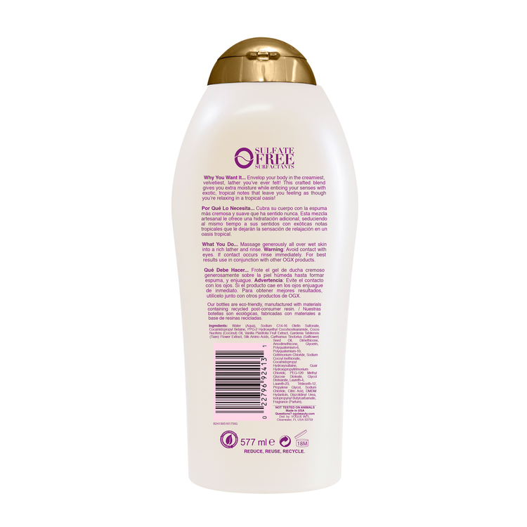 OGX Coconut Miracle Oil - Body wash, hidratante con aceite de coco
