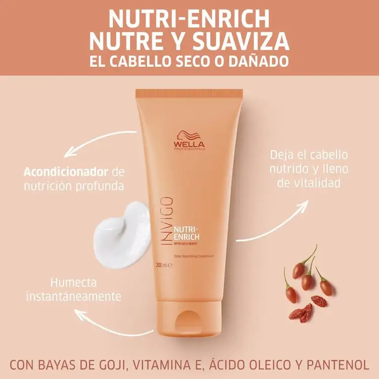 Nutri-Enrich - Acondicionador, nutrición profunda y anti encrespamiento