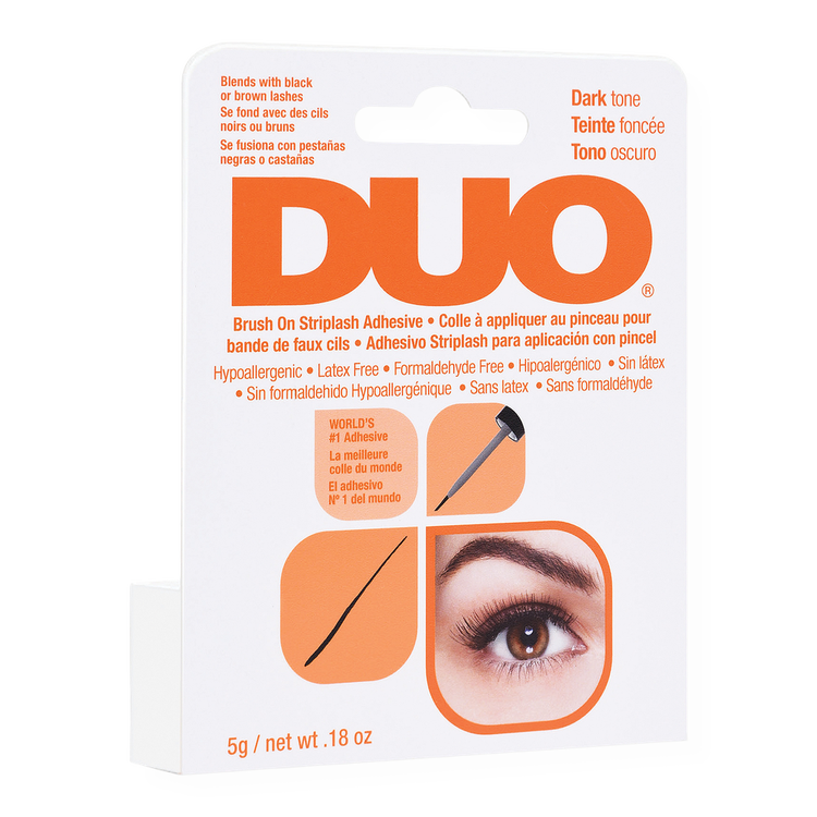 Duo Brush-On Dark Adhesive with Vitamins Adhesivo para pestañas oscuro con vitaminas