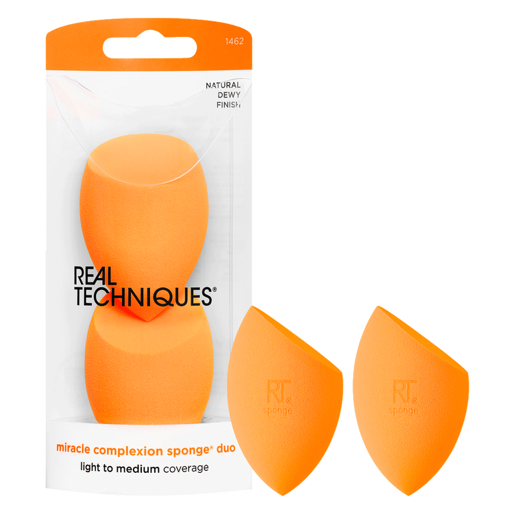 Miracle Complexion Sponges - Paquete de 2 esponjas, para aplicación de maquillaje