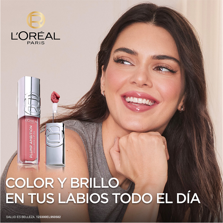 Plump Ambition - Lip oil hidratante, con ácido hialurónico y tripéptidos