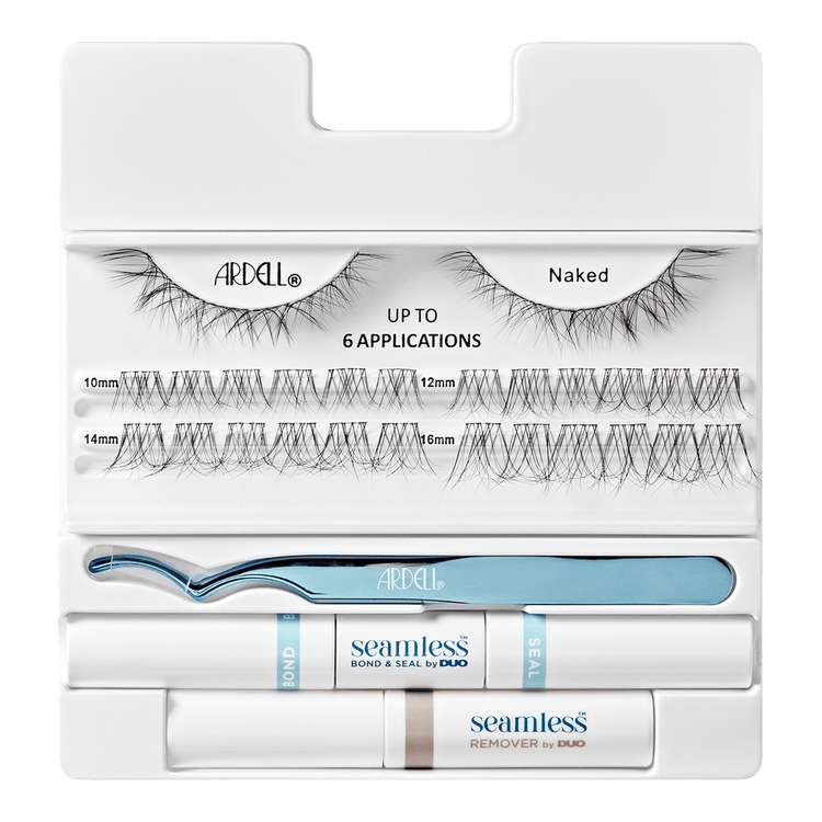 Seamless Naked Kit, Underlash Application Kit de extensiones de pestañas inferiores aplicación debajo de las pestañas naturales.