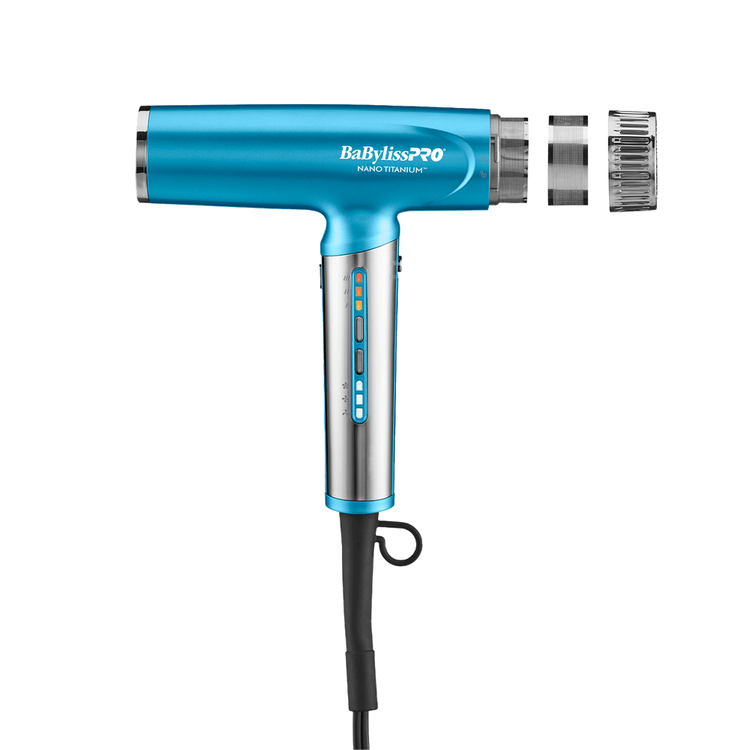 BaByliss PRO Nano Titanium - Secadora profesional azul