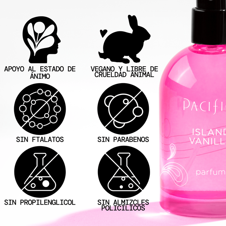 Island Vanilla Perfume en spray fragancia especial