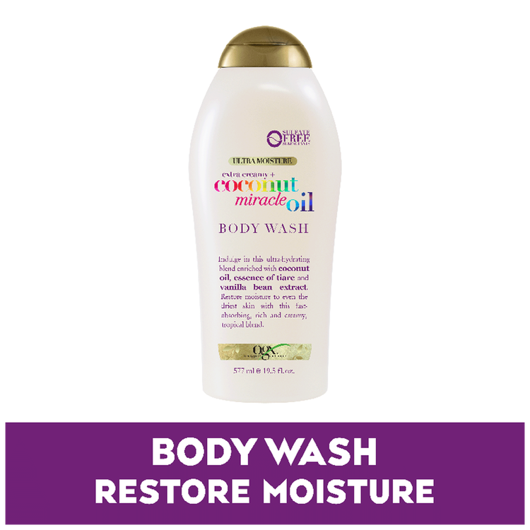 OGX Coconut Miracle Oil - Body wash, hidratante con aceite de coco