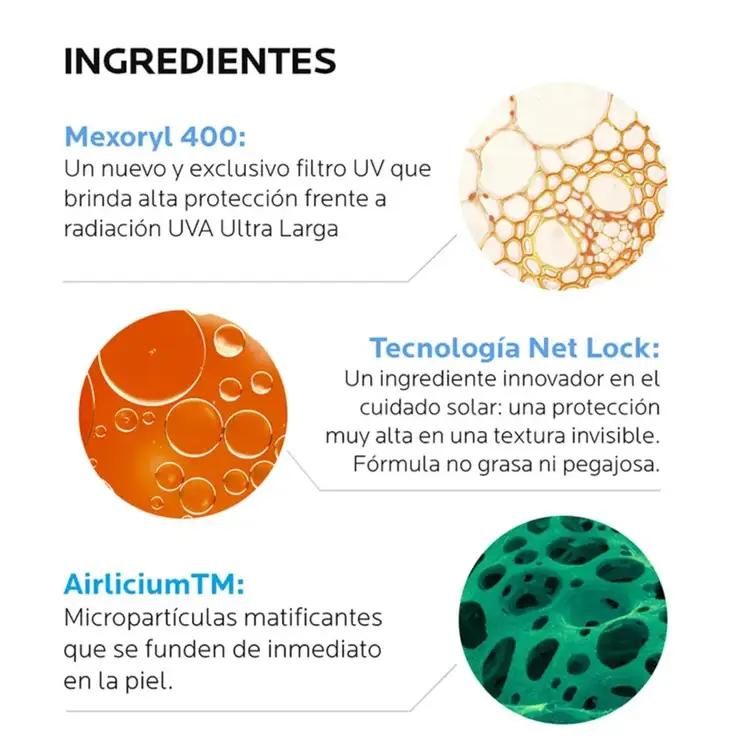 Anthelios - Protector solar facial, control de grasa