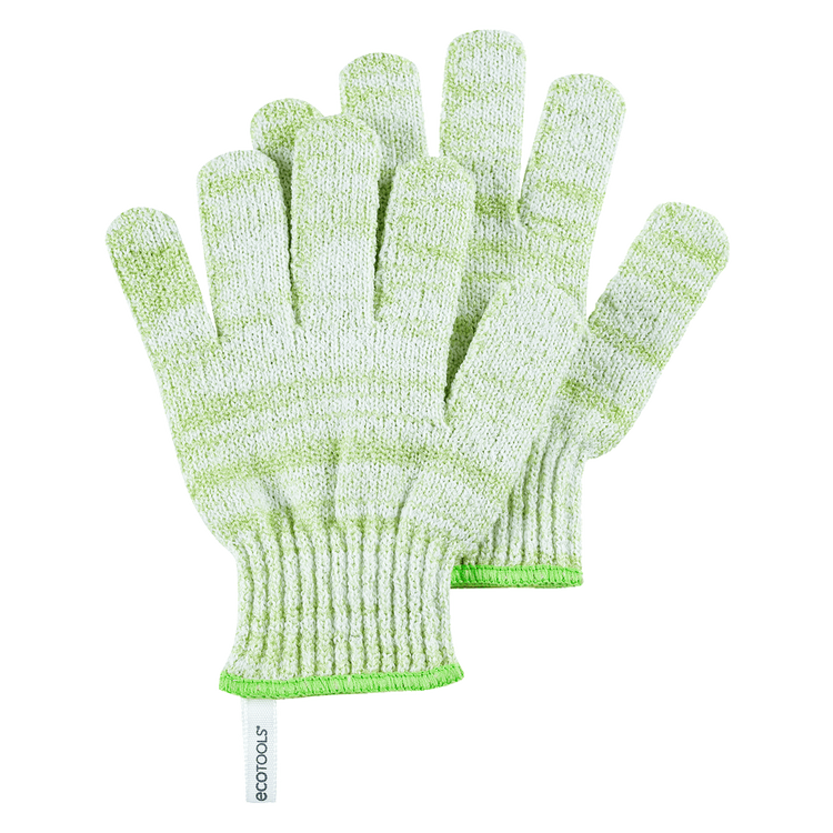 Eco Tools Exfoliating - Guantes exfoliantes, para uso en ducha