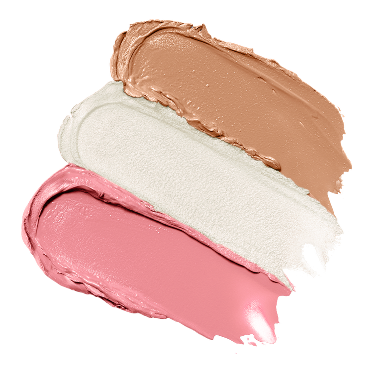 Cheek Squad - Trío de cremas faciales, fórmula cremosa y ligera