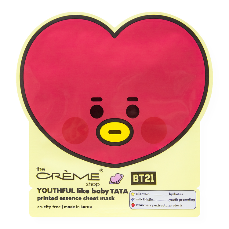 Bt21 Youthful Like Baby Tata Printed Essence Mascarilla protección contra rayos uv