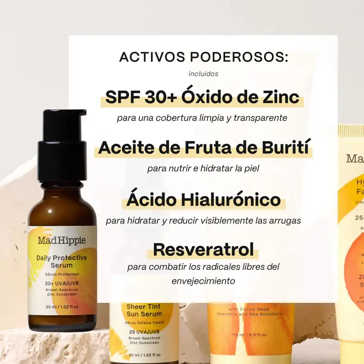 Daily Protective - Suero facial, con protección solar SPF 30+