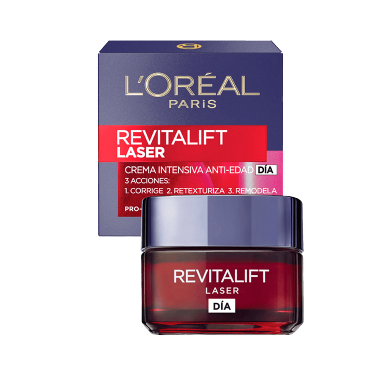 L'Oreal Paris Revitalift Laser Crema Dia Suero facial rellena arrugas, reafirma la piel y refina su textura