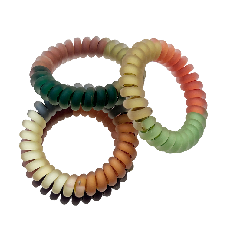 Scunci - Ligas spirals multicolor