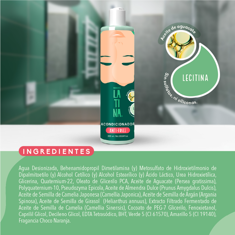 Acondicionador, antifrizz