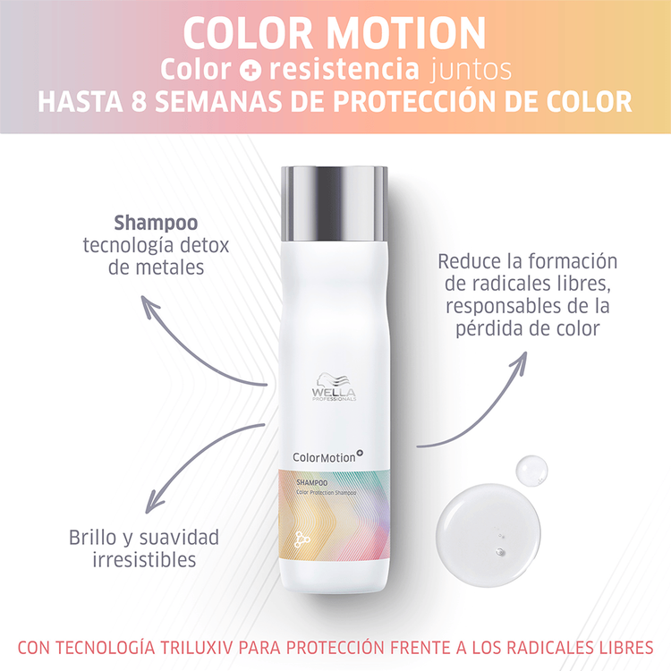 Color Motion - Shampoo, fortaleza y protección de color