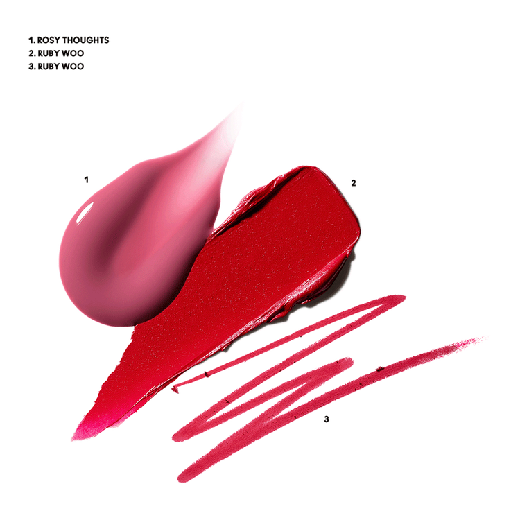 Trending Tomorrow Lip Trio - Set de labios con lápiz labial M·A·C ximal Silky Matte, lápiz labial y Lipglass Air