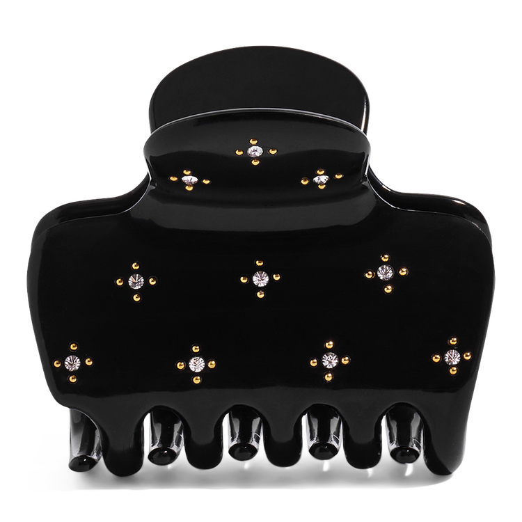 Rhinestone Medium Puffy Pinza tipo garra ideal para peinados