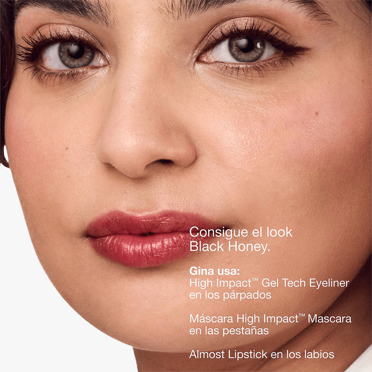 High Impact Black Honey - Máscara de pestañas, voluminiza las pestañas