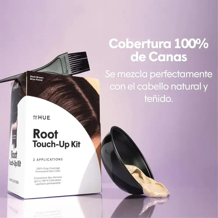 Root Touch Up Kit Kit de retoque para el cabello cubre canas entre aplicaciones de color