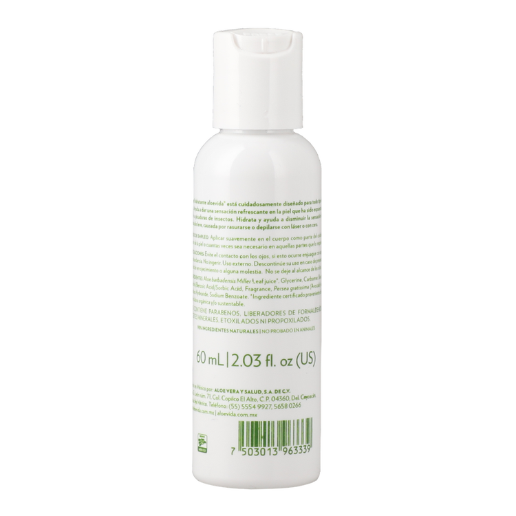 Gel corporal, regeneración e hidratación antioxidante