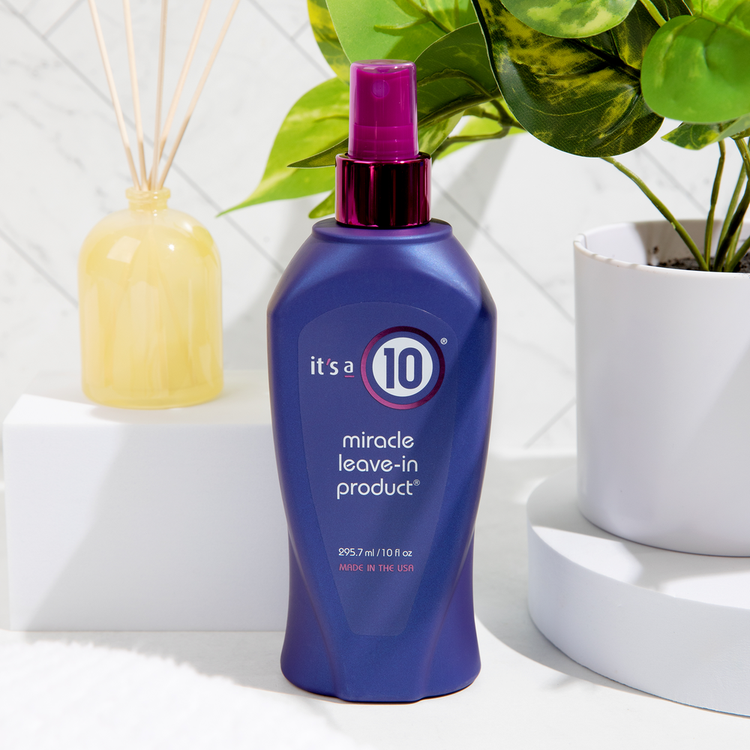 Miracle Leave-In Product Spray para brillo capilar combate el frizz
