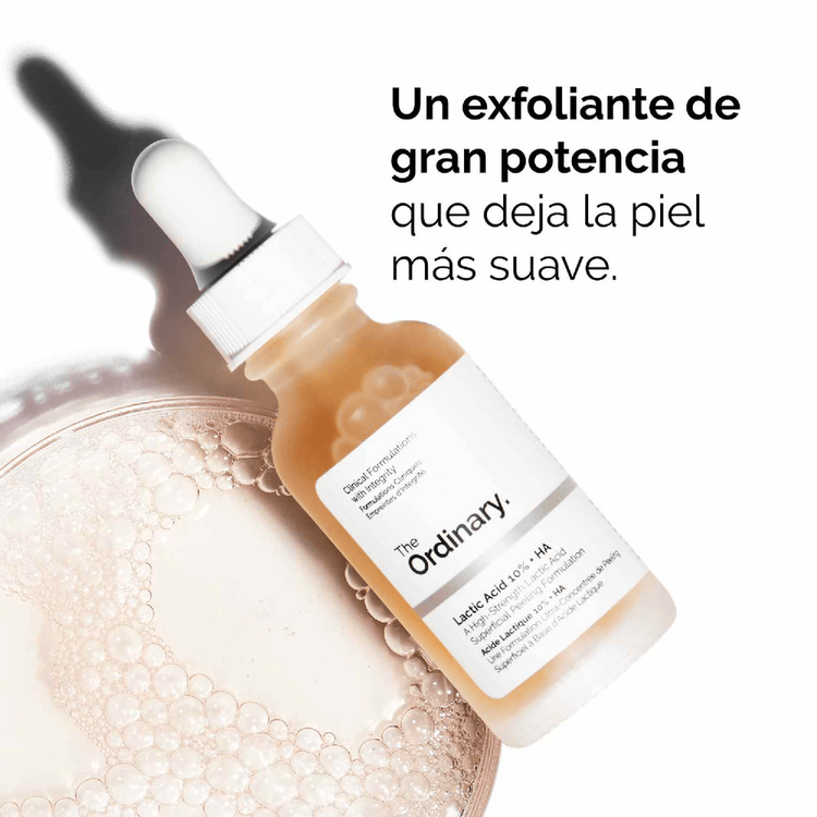 Lactic Acid 10% + Ha Suero iluminador iguala el tono y aumenta luminosidad